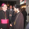 დეკანოზი იოანე ჩიგოგიძე საქართველოში  წმიდა საყდრის საელჩოს წარმომადგენელ კარდინალ მონ სინიორ კლავდიო გუჯაეტისთან ერთად 