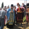 ყოვლადწმიდა ღვთისმშობლის მიძინების ტაძრის სამრეკლოს საფუძვლის კურთხევა ( სოფელი დიღომი )