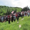 ყოვლადწმიდა ღვთისმშობლის მიძინების ტაძრის სამრეკლოს საფუძვლის კურთხევა ( სოფელი დიღომი )