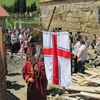 ყოვლადწმიდა ღვთისმშობლის მიძინების ტაძრის სამრეკლოს საფუძვლის კურთხევა ( სოფელი დიღომი )